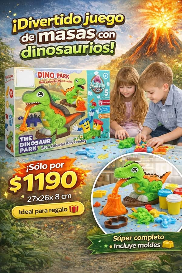 Juego de masas para moldear 27 x 26 x 8 cm